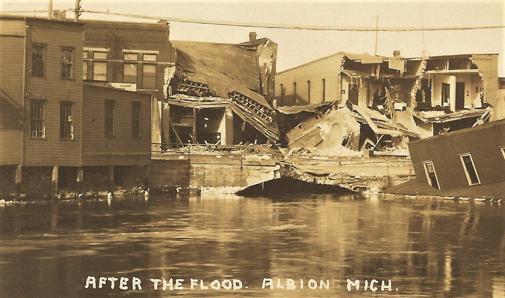 1908 The Great Flood Albion Michigan