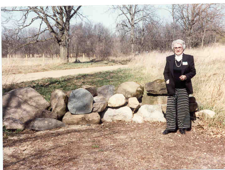 Beverly Cunningham at Falling Waters Park dedication 1994