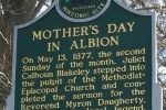 Historical Marker for Mother's Day