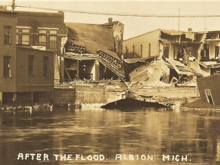 1908 The Great Flood Albion Michigan