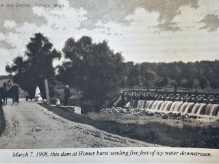 Homer Mill Pond Dam 1908