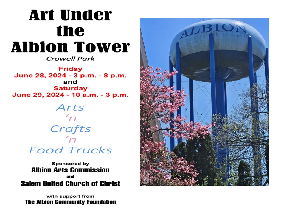 Art Under the Tower - Albion Michigan June 29, 2024