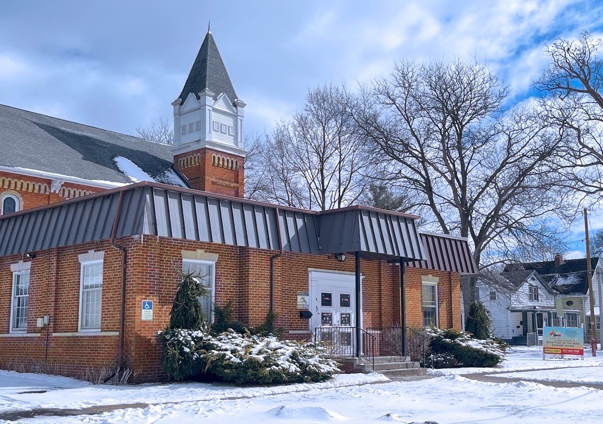 Build Them On The Rock is part of a church ministry located in the former Presbyterian church building
