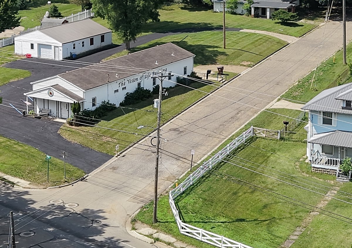 former Vision of Life building at the corner of Austin Avenue and Jefferson Street
