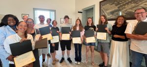 Students visiting Albion Michigan from sister city Noisy-le-Roi, France