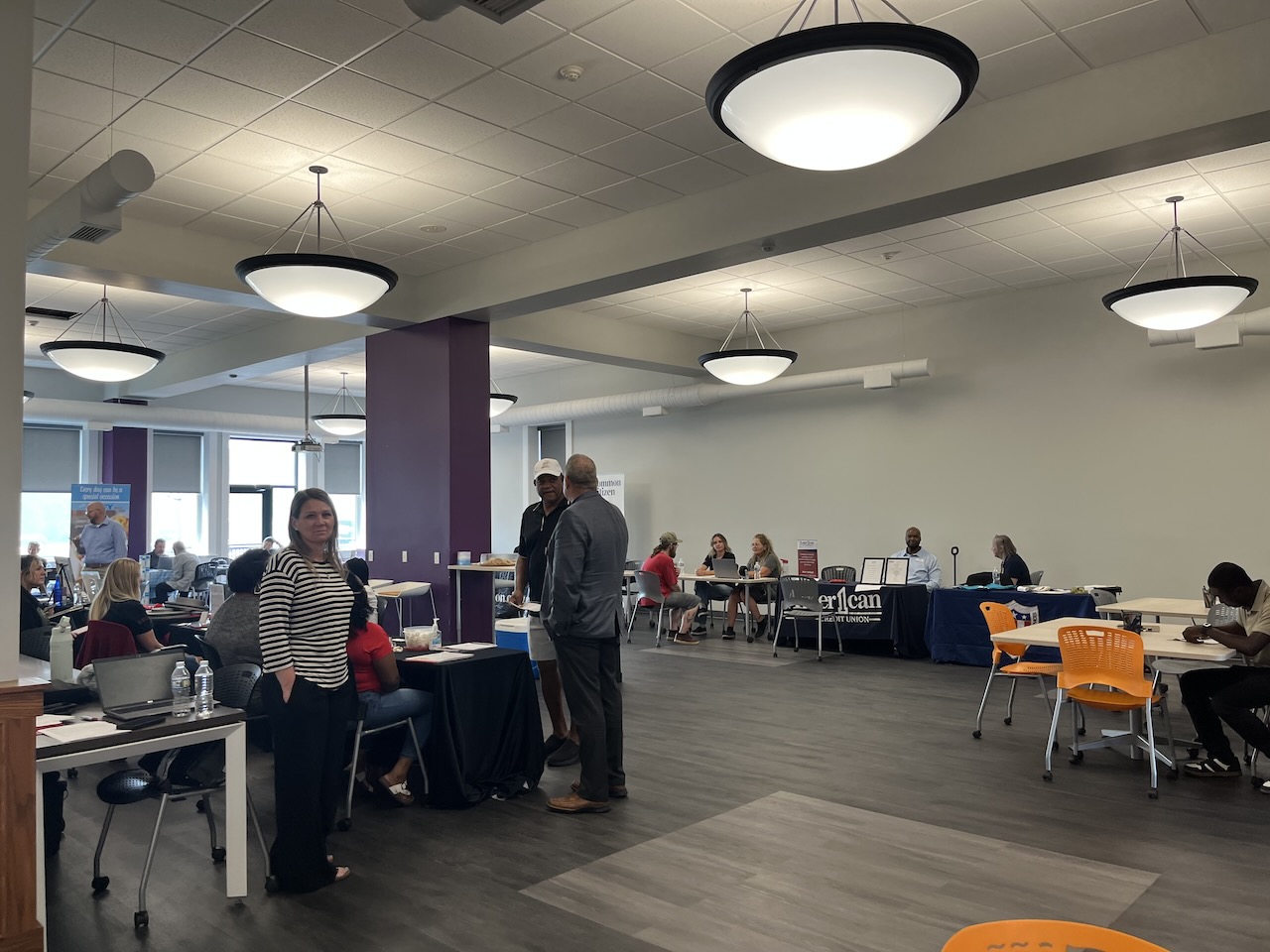 Michigan Works! welcomes visitors to the Greater Albion Area Career Fair July 2026