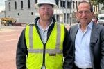 Dave Diemert, left, and Dr. Samuel Shaheen