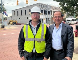 Dave Diemert, left, and Dr. Samuel Shaheen
