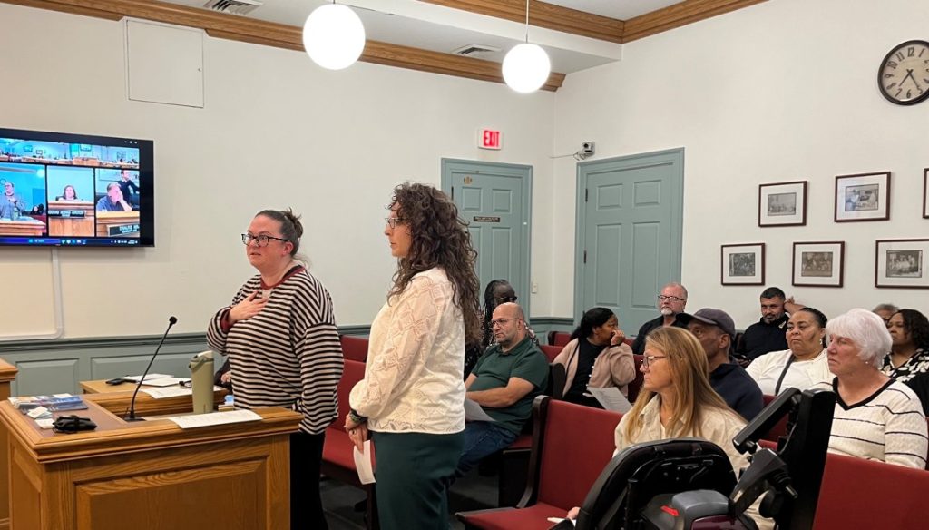 Katie Carpenter, left, senior director of youth empowerment programs at Starr Commonwealth, and Dr. Katey Price, a research analyst for Starr,